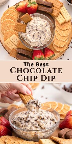 the best chocolate chip dip recipe ever