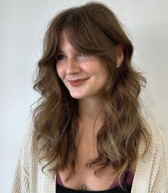 If you are in search of a bold new look, try a shag haircut, one of the trendiest haircuts this year. Here are 50 different ways to rock it! Shag Haircut Wavy Thick Hair, Textured Layers Long Hair Curtain Bangs, Haircuts For Slightly Curly Hair, Layers With Natural Wavy Hair, Shaggy Haircut Curtain Bangs, Thick Wavy Shag Haircut, Long Hair Shag Curtain Bangs, Wavy Hair Shaggy Haircut, Wavy Hairstyles Curtain Bangs