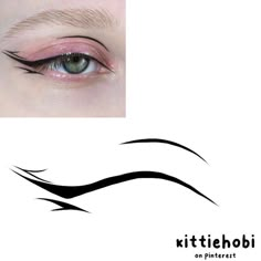 Anime Eyeliner Styles, Eyes Liner Styles, Eyeliner Drawings, Cool Eyeliner Designs, Eyeliner Anime, Anime Eyeliner, Eyeliner Designs, Vampire Bride