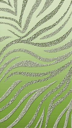 an abstract green and white background with wavy lines in the shape of a zebra's head