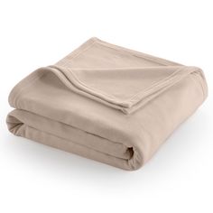 the blanket is folded on top of each other, and it's not very soft