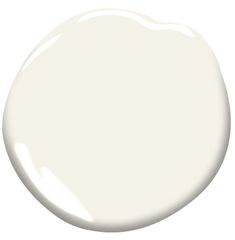 a white paint color with an oval shape