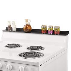 PRICES MAY VARY. Now you can instantly add valuable storage space above your stove with this handy shelf Available in three colors to fit any décor, the shelf is magnetic on the bottom to stay in place on stovetops It's perfect for holding spices, oils and more and easily wipes clean Stainless steel| 30"L x 3 1/2"W| Choose: Black, Stainless Steel or White 
Instant Range Magnetic Top Shelf Perfect to Instantly Add Extra Storage or Display Space


Description
Now you can instantly add valuable sto Spice Shelf, Spice Rack Organiser, Collections Etc, Stainless Steel Cleaning, Top Shelf, Spice Rack, Spice Jars, Kitchen Shelves, Extra Storage