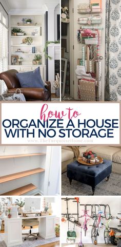 an organized house with no storage space and lots of room to put together in it