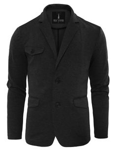 Tom's Ware Men's Double Collar Blazer at Amazon Men’s Clothing store: Blazers For Men Casual, Resort Casual, Blazer Buttons, Blazers For Men, Single Breasted, Men's Blazer