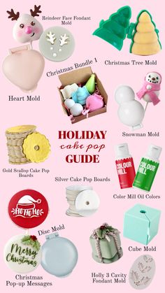 No Bake Cake Pops, Make Cake Pops, Scalloped Cake, Cake Pop Molds, Christmas Cake Pops, Cake Pops How To Make, Silver Cake, Reindeer Face, Edible Paint