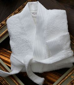 If you're looking for Peacock Alley's softest bathrobe, you've come to the right place. Our Bamboo Bathrobe, in our opinion, is the perfect robe to slip into after a warm shower or bath. 60% Rayon from bamboo / 40% Cotton Constructed with a terry loop for hanging and a corded dobby border detail. Imported from Portugal Dimensions Small/Medium Front chest width: 27"Sleeve length: 20"Length from shoulder: 44" Large/Extra Large Front chest width: 29"Sleeve length: 22"Length from shoulder: 48" Care Peacock Alley, Soft Luxury, Bathroom Accessory Sets, Bamboo Fabric, A Monogram, Fabric Softener, Best Self, Extra Large, Color Mixing