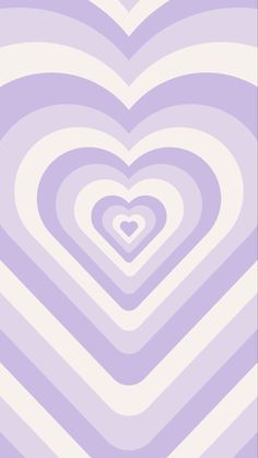 a heart shaped pattern in shades of purple and white