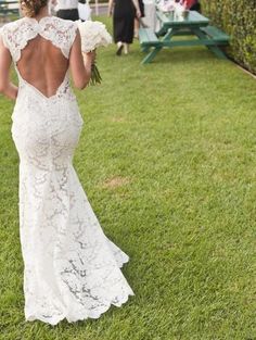 French Lace Wedding Dress, Wedding Dresses Elegant, Brides Dress, Back Wedding Dress, Backless Wedding, Elegant Bride, Lace Wedding Dresses, Dresses Elegant