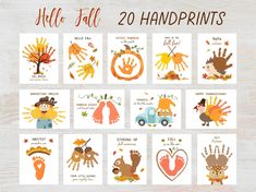 handprints for fall and thanksgiving