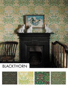 Morris & Co. Blackthorn Spring Wallpaper Blackthorn Wallpaper, William Morris Wallpaper, Cottage Wallpaper, Morris Wallpapers, Spring Wallpaper, Wallpaper Direct, Wallpaper Border, Wallpaper Calculator, Popular Wallpaper