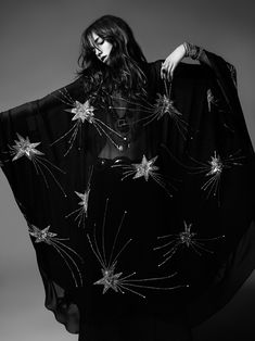 Star Gown, Psych Rock, Mode Tips, 얼굴 그리기, Hedi Slimane, Mode Boho, Rock Chic, Witchy Woman, Rock Collection