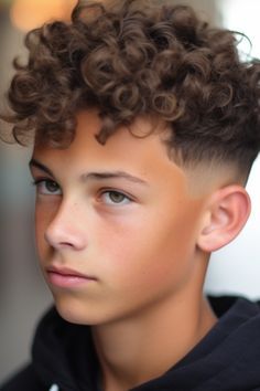 Perms On Boys, Perm With Fade, Boys Permed Hair, Boys Permed Hair Short, Boys Haircuts 2024, Boy Permed Hair, Teen Boy Curly Haircut, Boys Perm Hairstyles