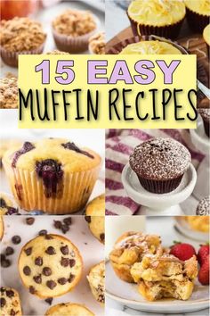 15 easy muffin recipes that are delicious and nutritious