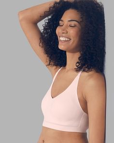 Why you’ll love it: This ultra-soft wireless bralette gives you 24/7 comfort and all the support without the wires. The adjustable racerback straps are perfect under tank tops, and the back lace detail is too pretty to hide. Details V-shape in front to wear with multiple necklines. Wireless. Blissfully soft brushed fabric. Wide, soft band offers support. Full-coverage removable pads for natural shape. Back lace detail feels soft against your skin. 72% nylon, 28% spandex. Hand wash. Imported. Ris Soma Bras, Soma Intimates, The Vanishing, Comfortable Style, Swim Skirt, Under Dress, Swim Fashion, Nursing Bra, One Piece Suit