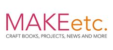 the logo for make etc craft books, projects, news and more on white background