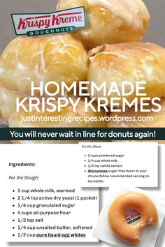 an advertisement for krispy kreme doughnuts