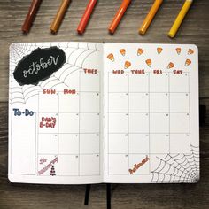 Minimal Journaling, October Monthly Spread, October Spread, Bullet Journal Halloween, Spooky Doodles, Doodles Halloween