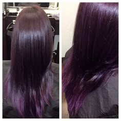 Darker purple Plum Violet Hair, Jewel Tone Hair, Jewel Tone Purple, Pinterest Trends, Violet Hair, Editorial Hair, Hair Color And Cut