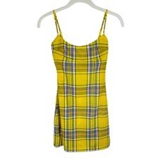 Reposhing This Item I Purchased From @Kylierae4674. Loved It, But Ready To Rotate For Something New. Brand New Condition! Wore It To An Event And Selling To Make Room In My Closet. Questions? Leave A Comment Below! Mini Slip, Dress Yellow, Mini Slip Dress, Clueless, Yellow Dress, Slip Dress, Plaid, Mesh, Mini Dress