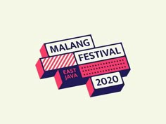 the logo for malaysia's festival, east lavaa in which there are two different signs