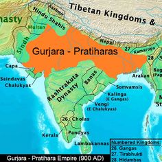 a map of india showing the location of guruara - prathras