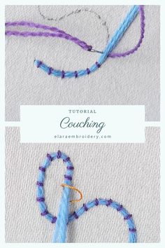 the instructions for how to make a crochet necklace with beads and yarns