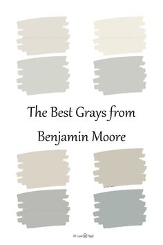 the best grays from benjamin moore