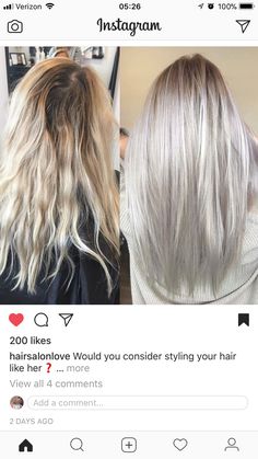 Silver Medium Hair, Champagne Grey Hair, Icy Platinum Blonde Hair With Lowlights, Champagne Blond, Silver Blonde Hair, Icy Blonde Hair, Silver Hair Color, Silver Blonde, Honey Blonde Hair