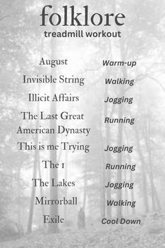 an image of the words folkloree in black and white on a foggy forest background