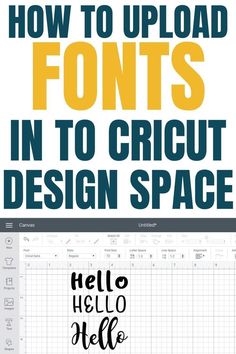 how to upload font in to cricut design space with the help of adobe