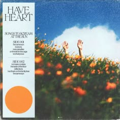 an album cover for someone's song to scream atheiesen, with orange flowers in the foreground