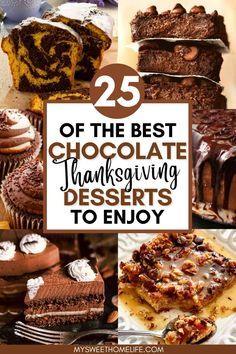 25 of the best chocolate thanksgiving desserts to enjoy