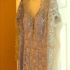 Long Sparkling Evening Dress. New Cache Dress, Dresses Evening, Evening Dress, Size 16, Evening Dresses, Colorful Dresses, Wedding Dresses, Sparkle, Womens Dresses