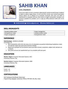 a professional resume with no work experience is shown in this image, it shows the profile and