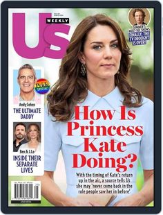 the cover of us weekly magazine