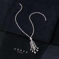 Graff Magnificent 31cts Diamond Necklace in Platinum with GIA Certificate and Case For Sale at 1stDibs Graff Diamond Necklace, Graff Jewelry, Graff Diamonds, Classy Earrings, Diamond Pendants Designs, Gia Certificate, Luxury House Plans, Expensive Jewelry, Pendant Design