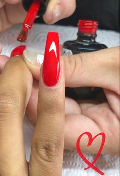 Short Toe Nails, Red Nails Design Ideas, Classy Red Nails, Red Nails Design, Long Red Nails, Nails Design Ideas, Nail Board, Glamour Nails, Polygel Nails