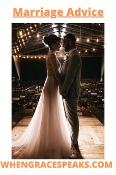 a bride and groom standing in front of a gazebo with the words, wedding guest list 10 questions to ask yourself in hertorishe