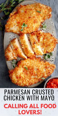 Experience Air Fryer Parmesan Crusted Chicken with Mayo: Crispy and flavorful! Enjoy juicy chicken coated in Parmesan, cooked in the air fryer. Parmesan Crusted Chicken With Mayo, Chicken With Mayo, Air Fryer Parmesan Crusted Chicken, Resep Smoothie, Air Fryer Oven Recipes, Air Fry Recipes, Parmesan Crusted Chicken, Air Fryer Dinner Recipes, Parmesan Crusted