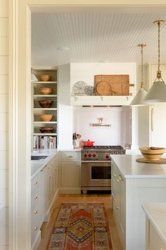 the kitchen is clean and ready to be used as a place for cooking or eating