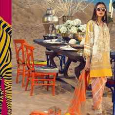 Pakistani Brand New 3 Picec Dress Size Large Eid Outfit Ideas, Pakistan Street Style, Embroidery Suit, Eid Outfit, Designer Kurti Patterns, Kurti Patterns, Lawn Suit, Sana Safinaz, Lawn Dress