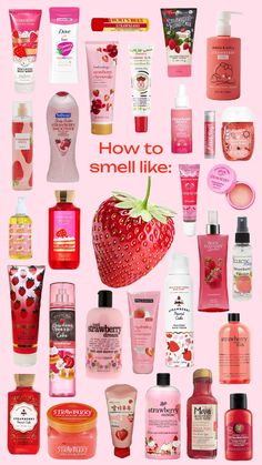 How to smell like #Strawberry Bath And Body Works Perfume, Body Care Routine, Moisturizing Body Wash