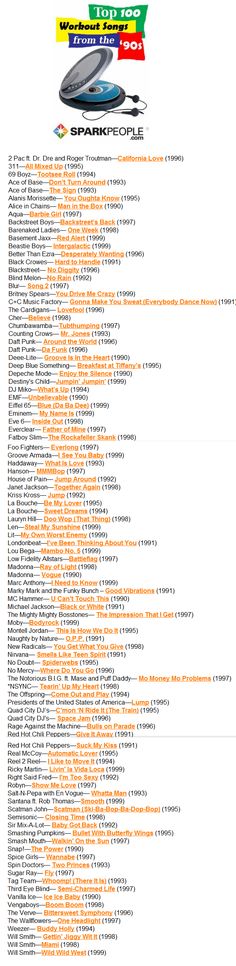 an orange and white flyer with the names of different types of items on it,