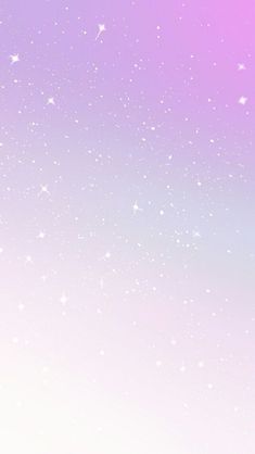 a purple and pink background with stars in the sky