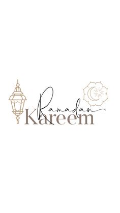 the logo for rama kareen is shown in black and gold on a white background