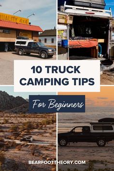 the top ten truck camping tips for beginners