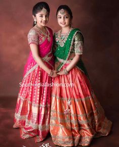 Half Saree Function Dress Ideas, Lehenga Ideas, Saree Function, Kids Lehenga Choli