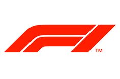 the logo for formula racing team, which is red and white with black letters on it