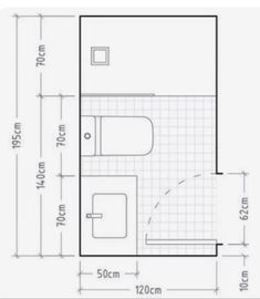 a drawing of a bathroom with measurements for the shower and toilet, along with an area to sit on